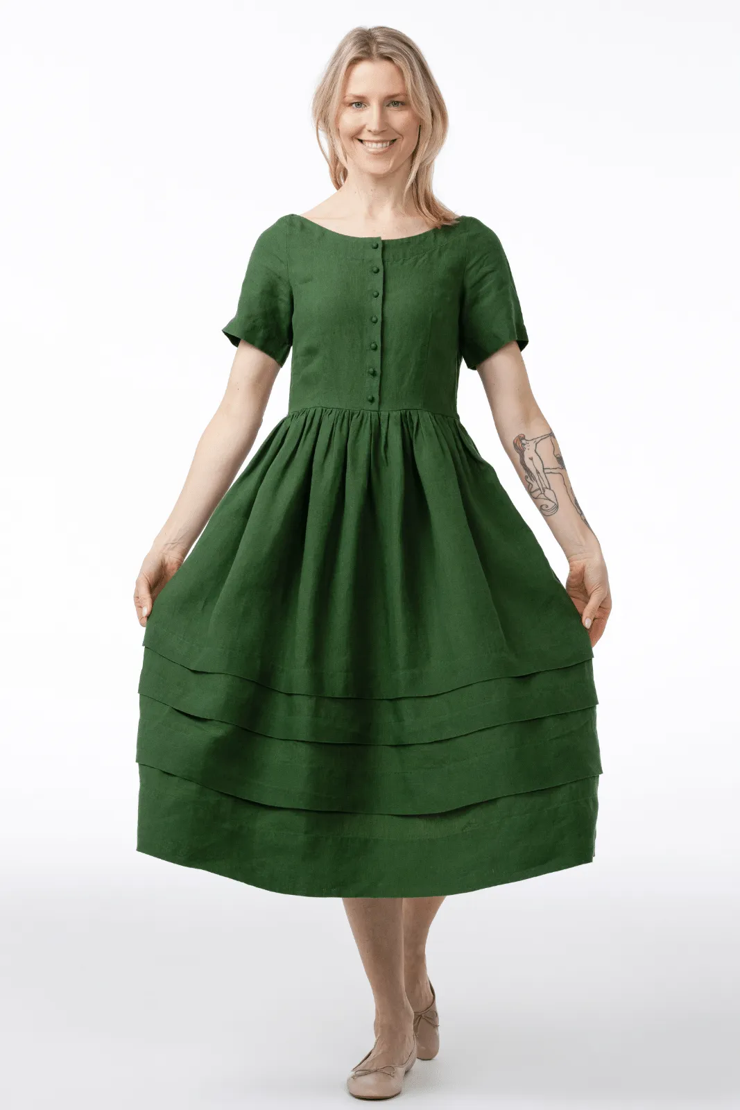 Eyre Dress, Short Sleeve