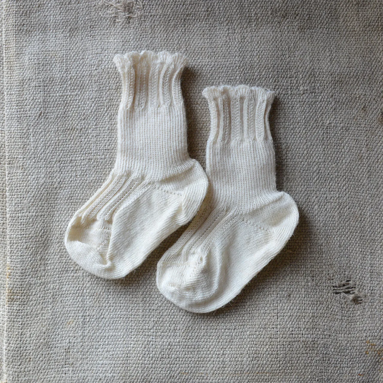 Fine Italian Wool Baby Socks (0-18m)