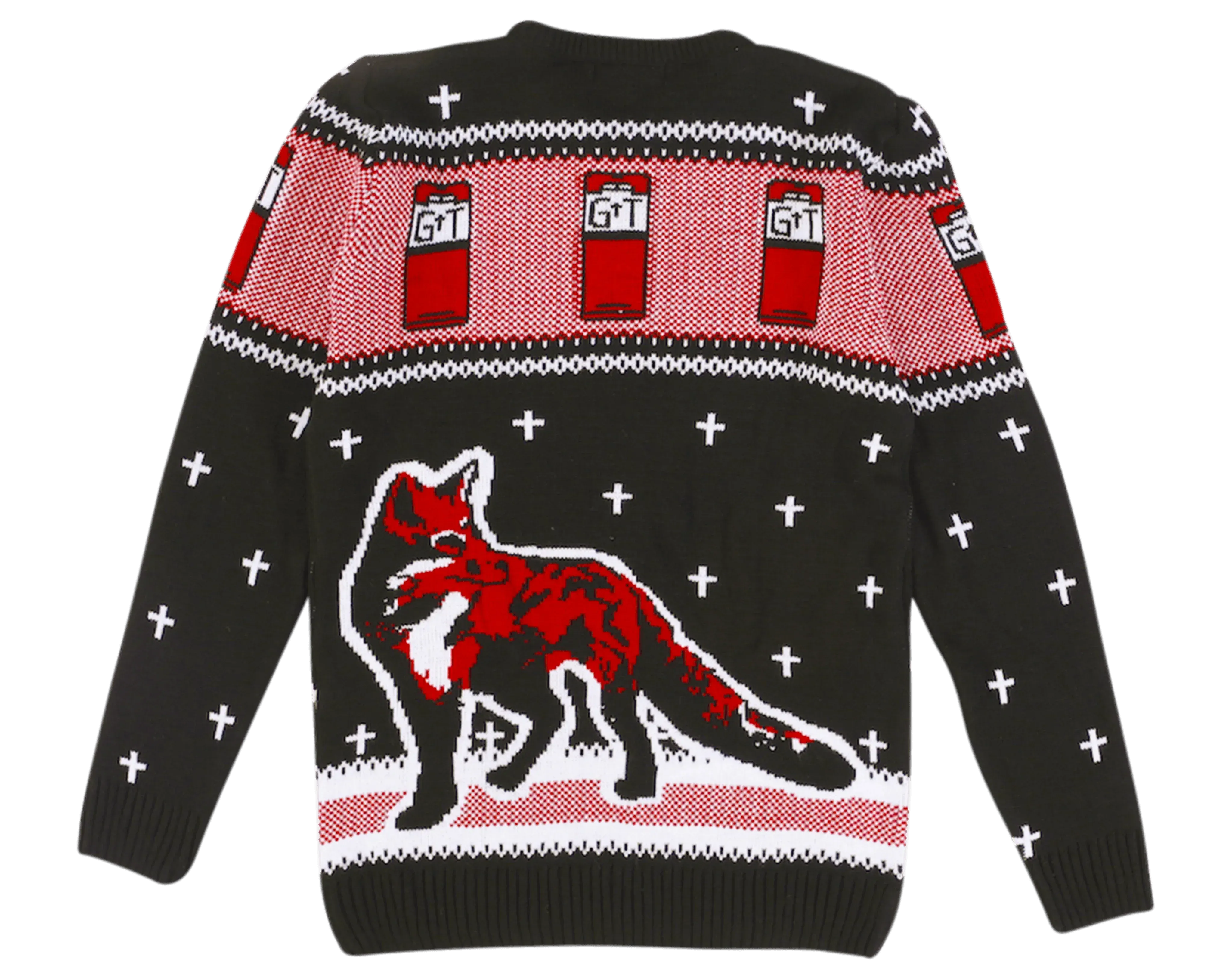 Flea-bahum-bag Knitted Christmas Jumper