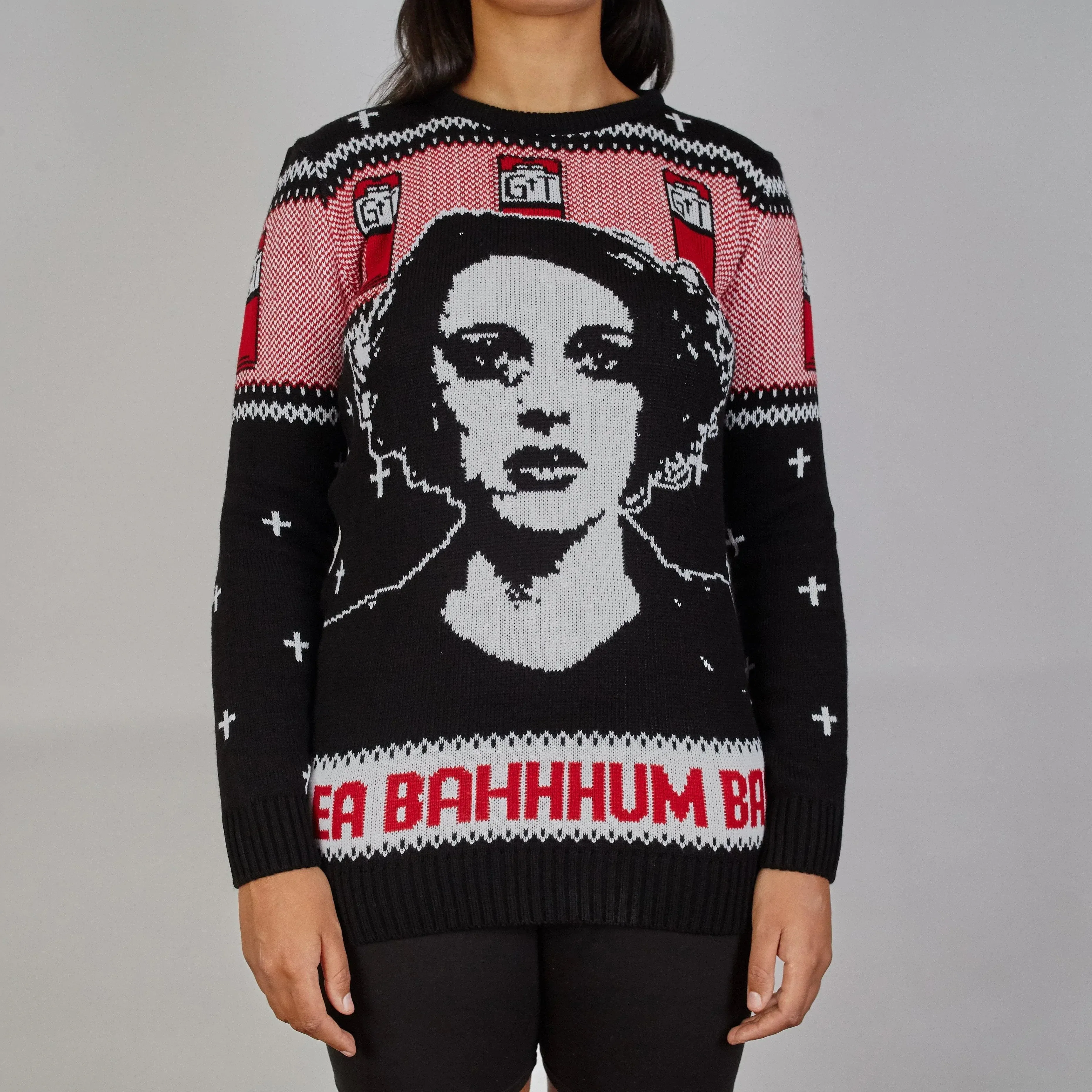 Flea-bahum-bag Knitted Christmas Jumper