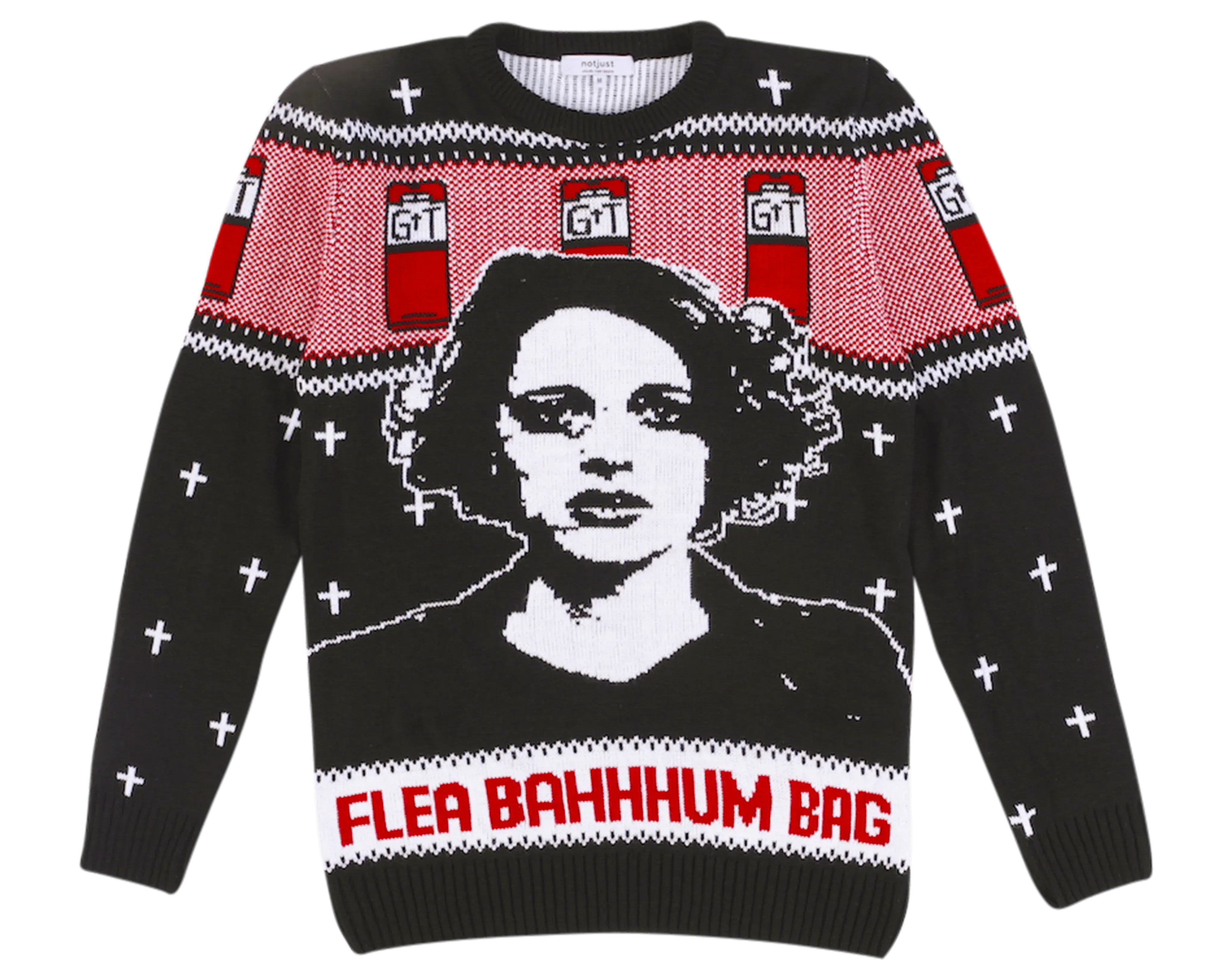 Flea-bahum-bag Knitted Christmas Jumper