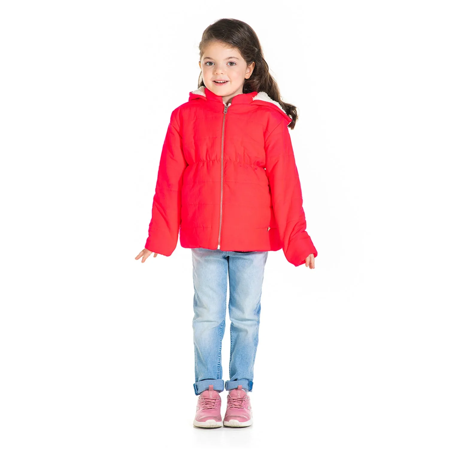 Fuschia Blush Hooded Jacket