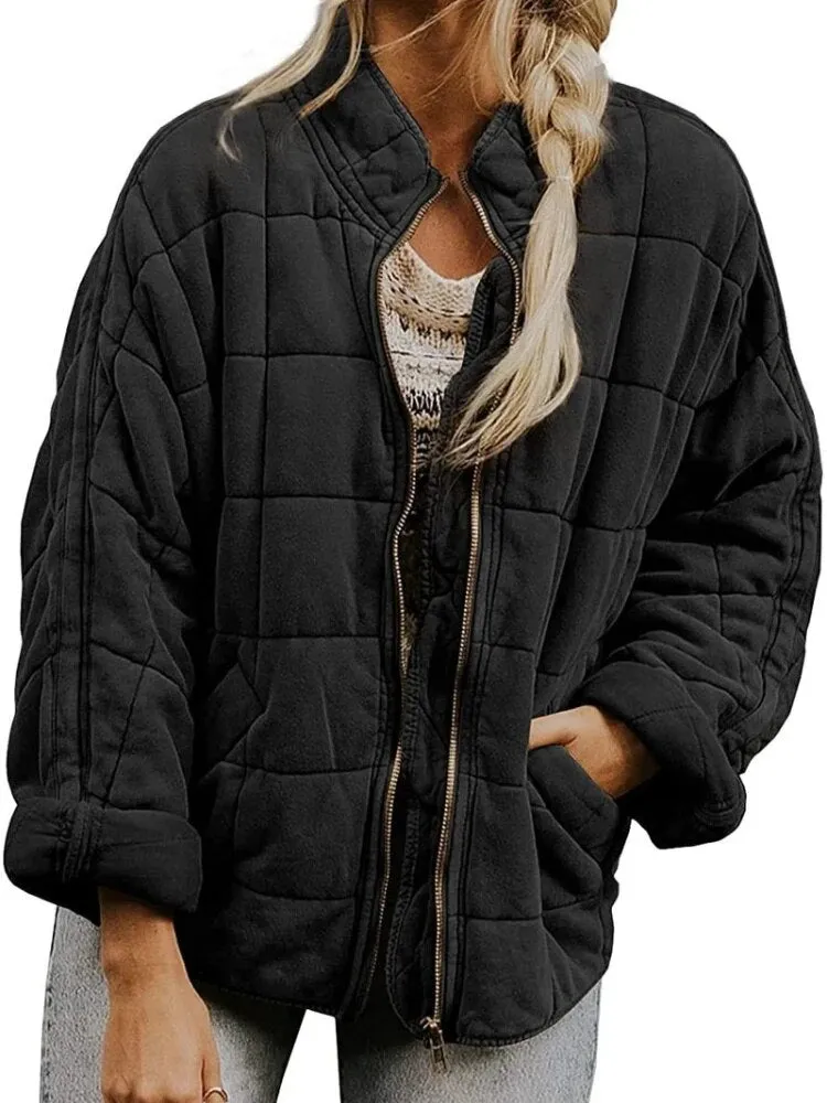 Getadme Coats Woman Winter Jacket Varsity Vintage Clothes Loose Bomber Thickened Warm Tops Streetwear Fashion Women Heavy Jackets