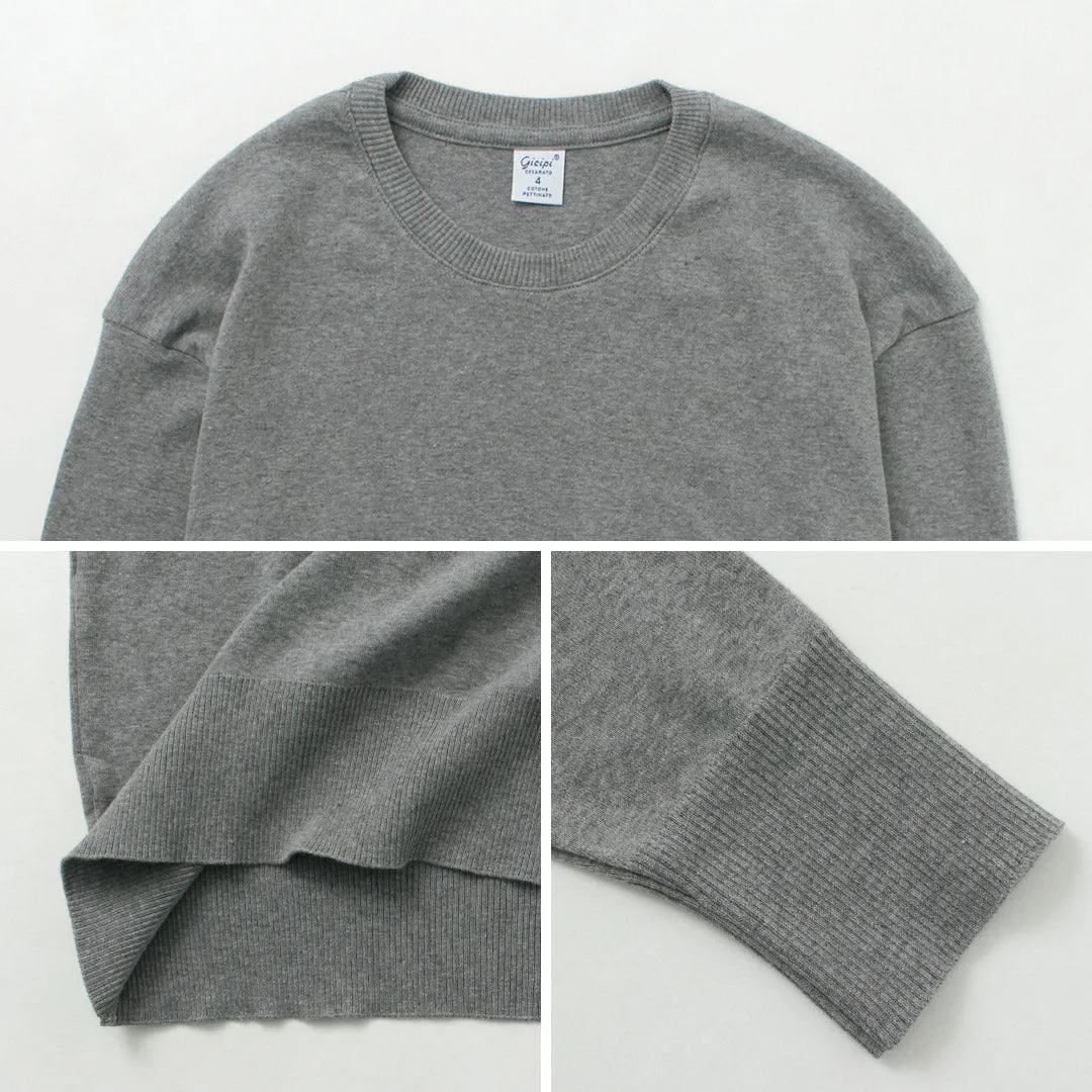 GICIPI / Lupo Crew Neck Relaxed Fit Knit Sewn