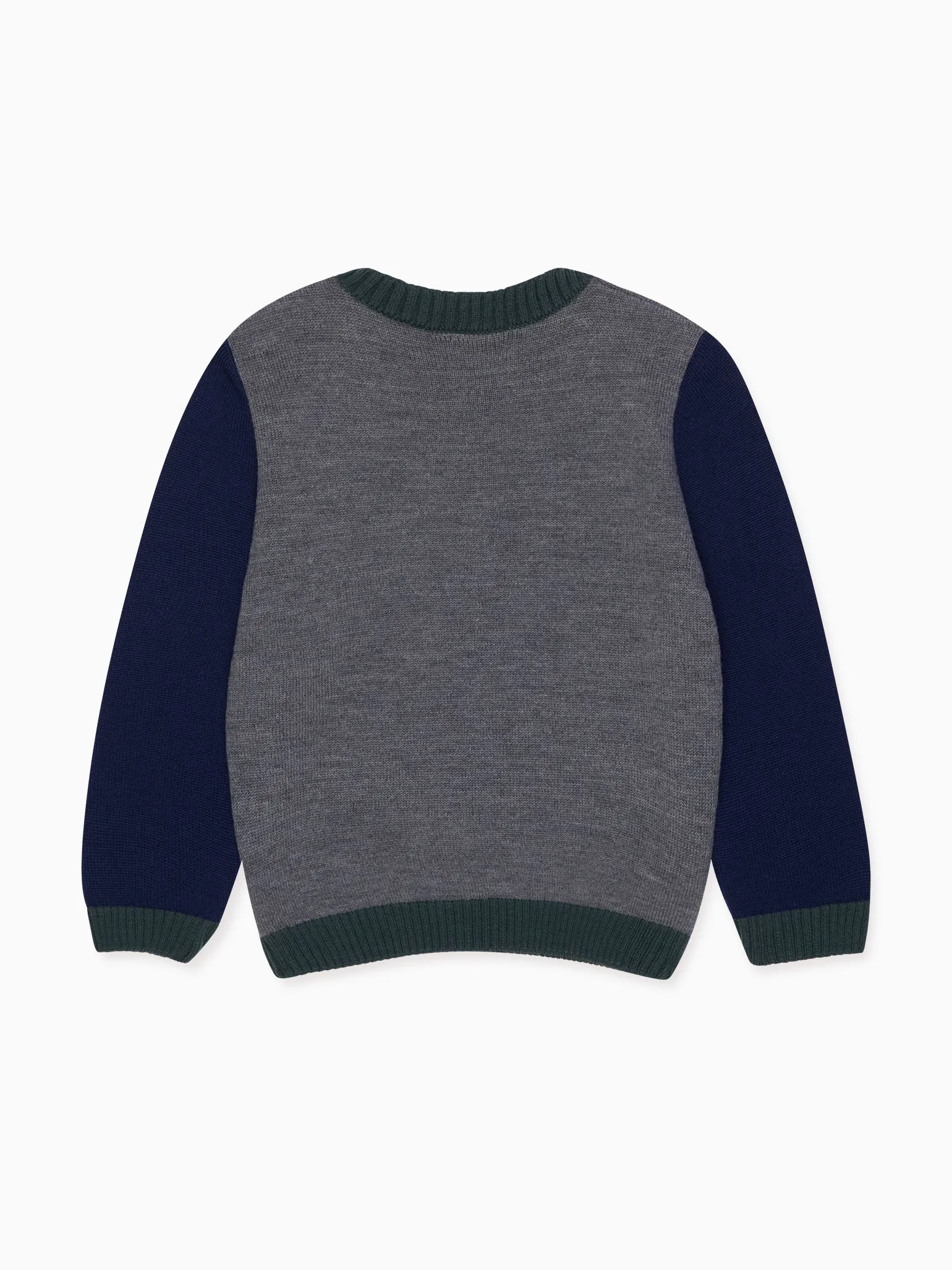 Grey Ancla Merino Boy Jumper