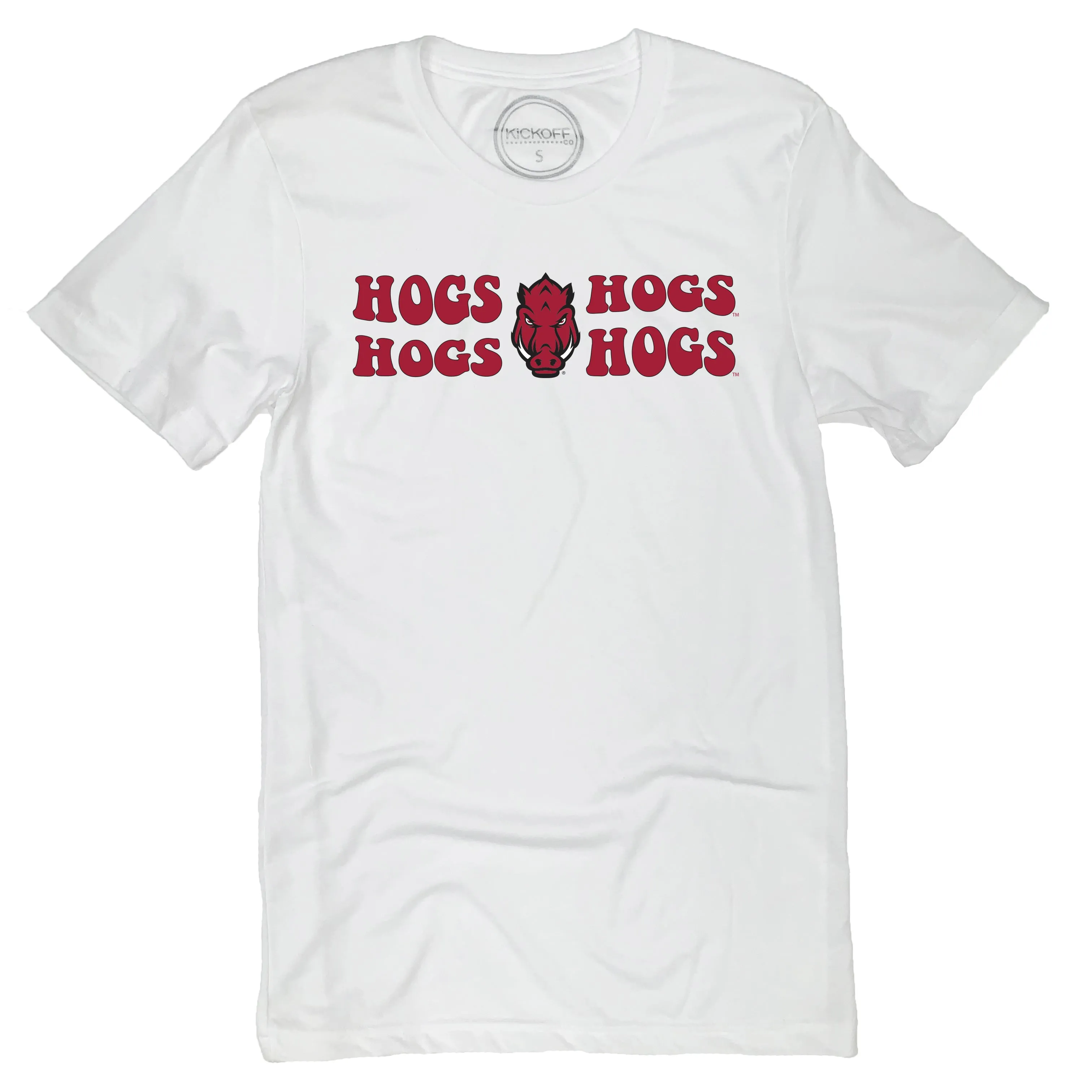 Groovy Gal Short Sleeve T-shirt in University of Arkansas