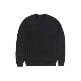 Interlaced Jacquard Overdyed Crew