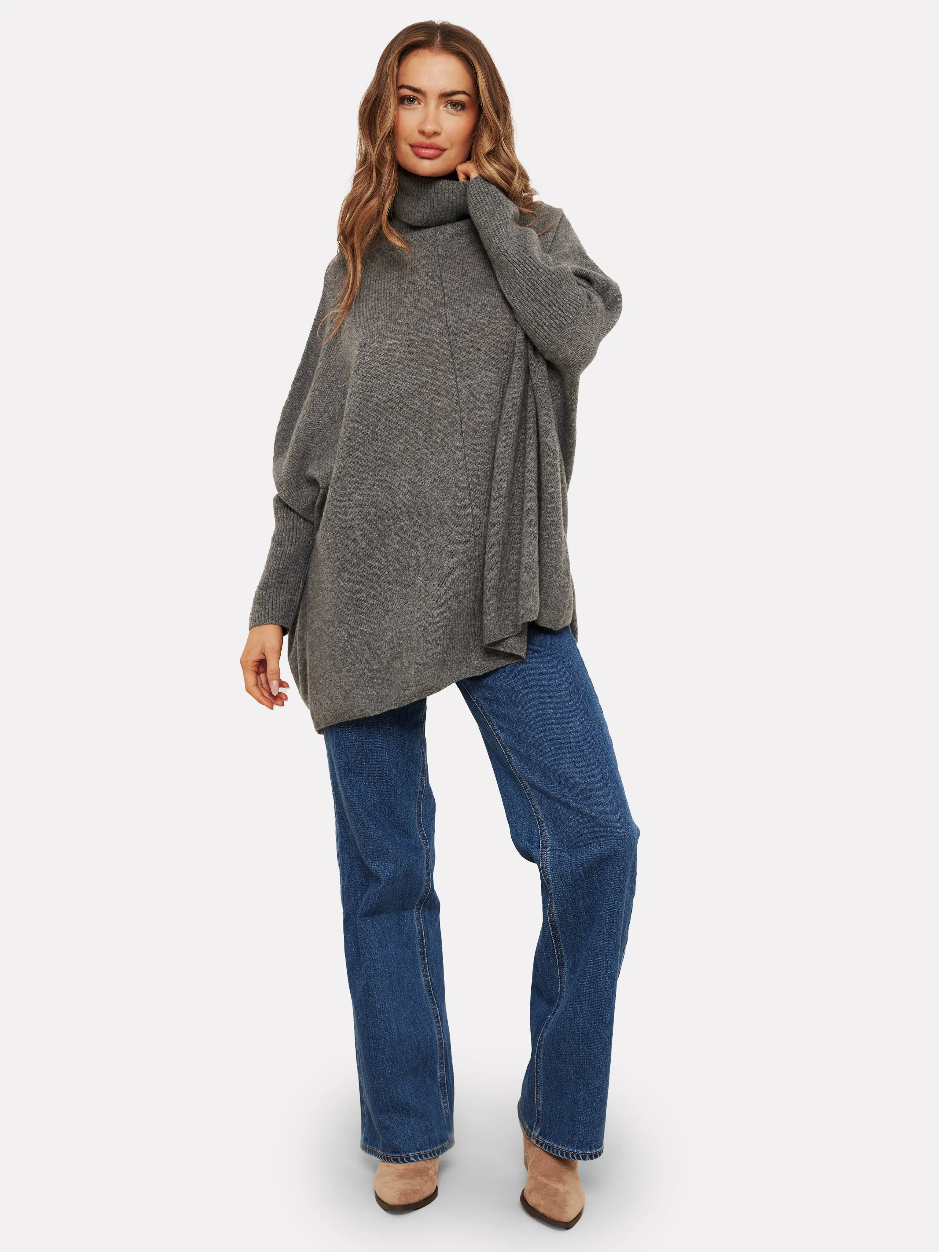 Jojo Cashmere Poncho