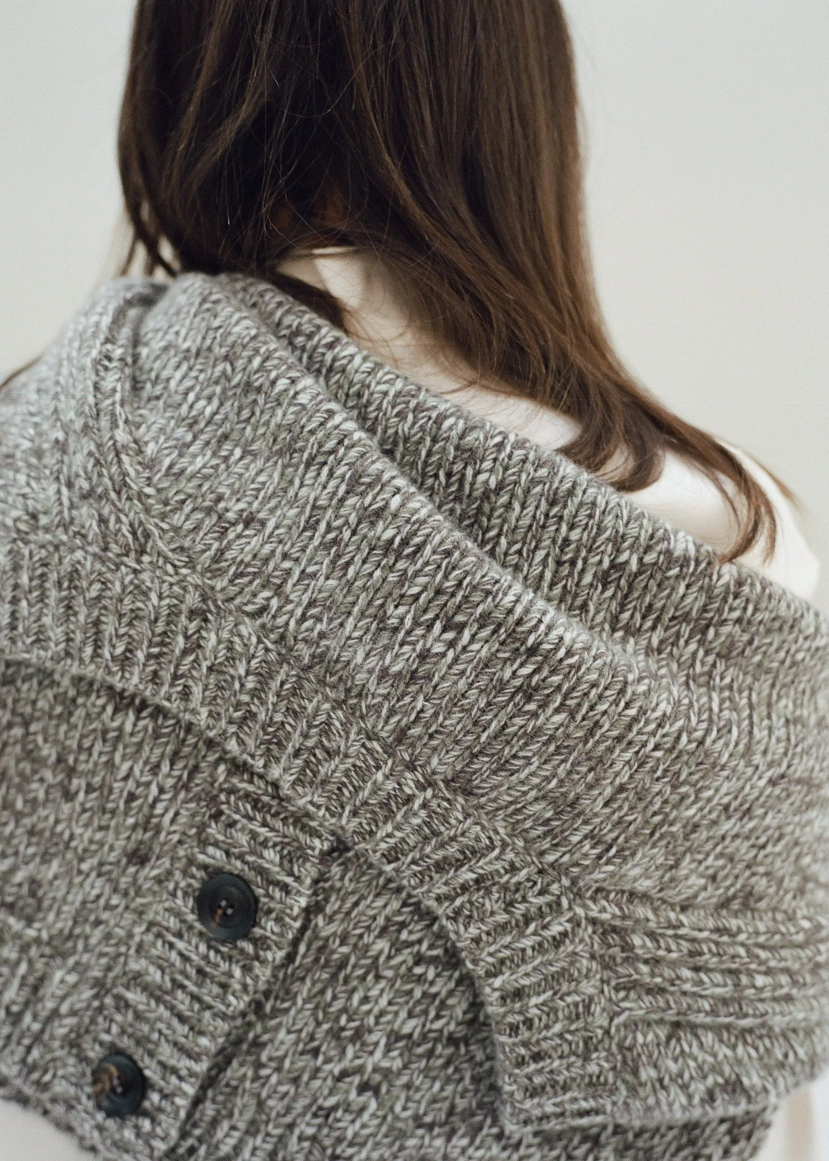 KAMAL cashmere chunky cardigan