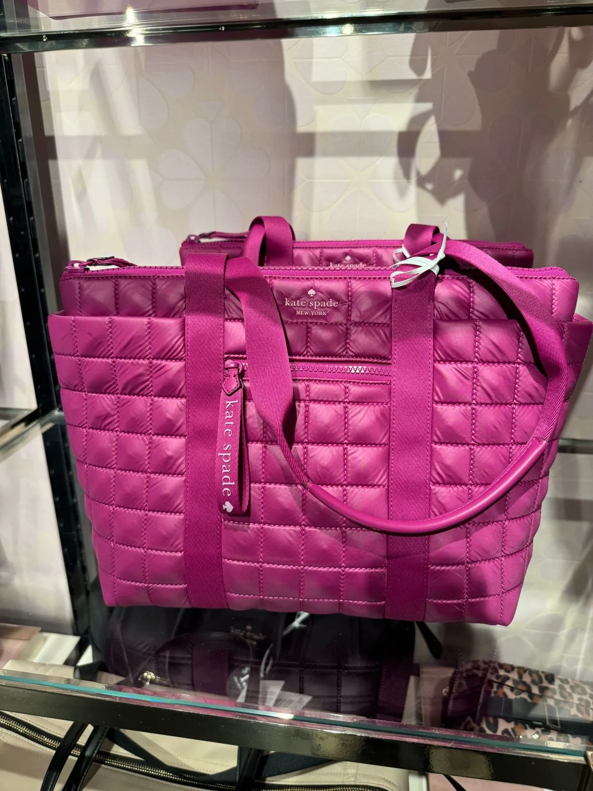 Kate Spade Camden Quilted Small Tote In Baja Rose