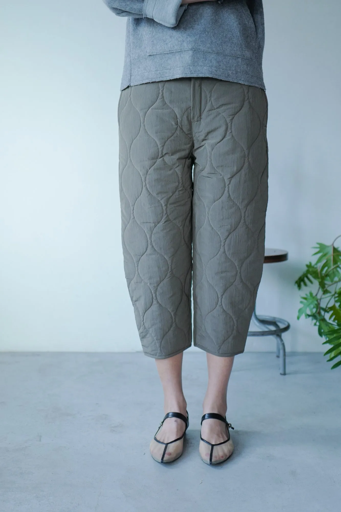 Khaki Quilted Shell Ballon Pants *BEST BUY*