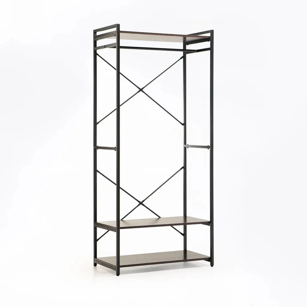 LARK 3 SHELF & HANGING OPEN ROBE