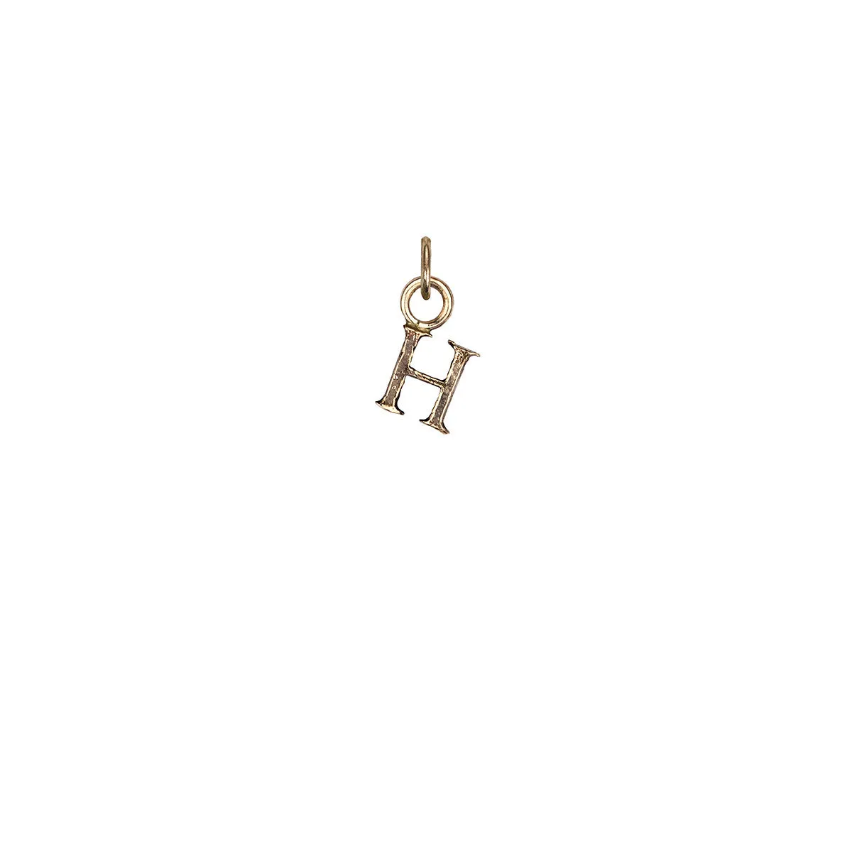 Letter H 14K Gold Charm