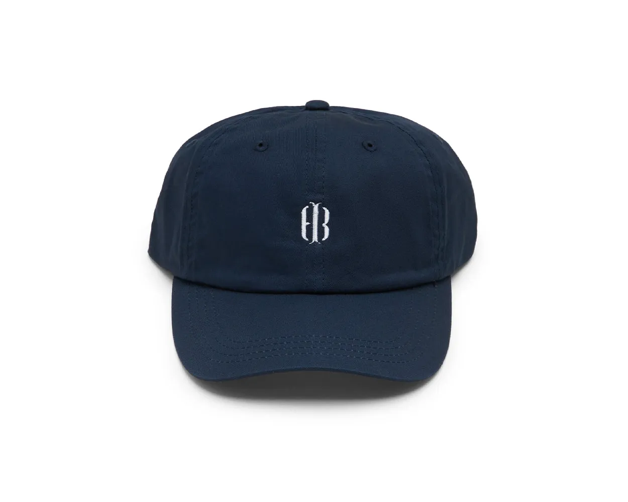 Lightweight Cotton Hat: Navy with White HB Icon