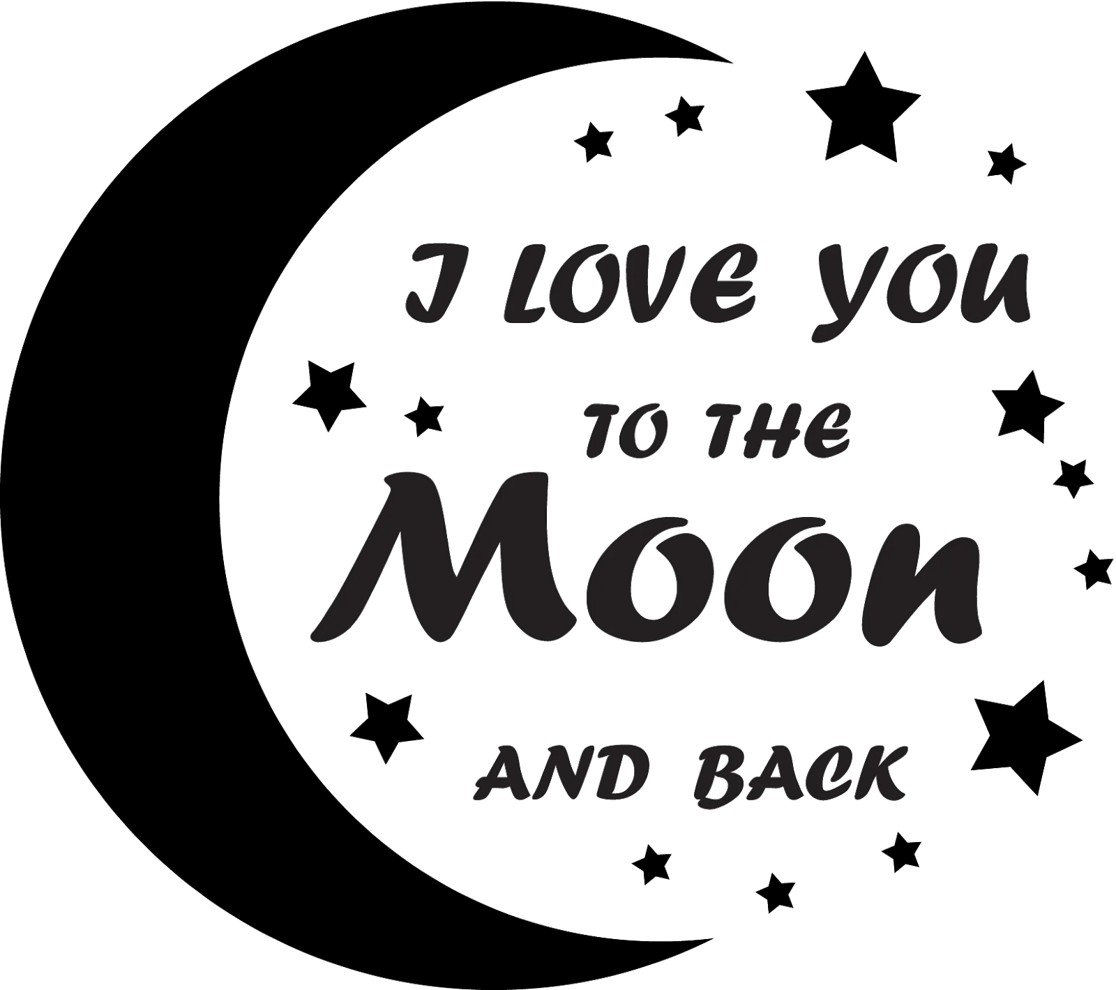 Love to the Moon Organic Purse