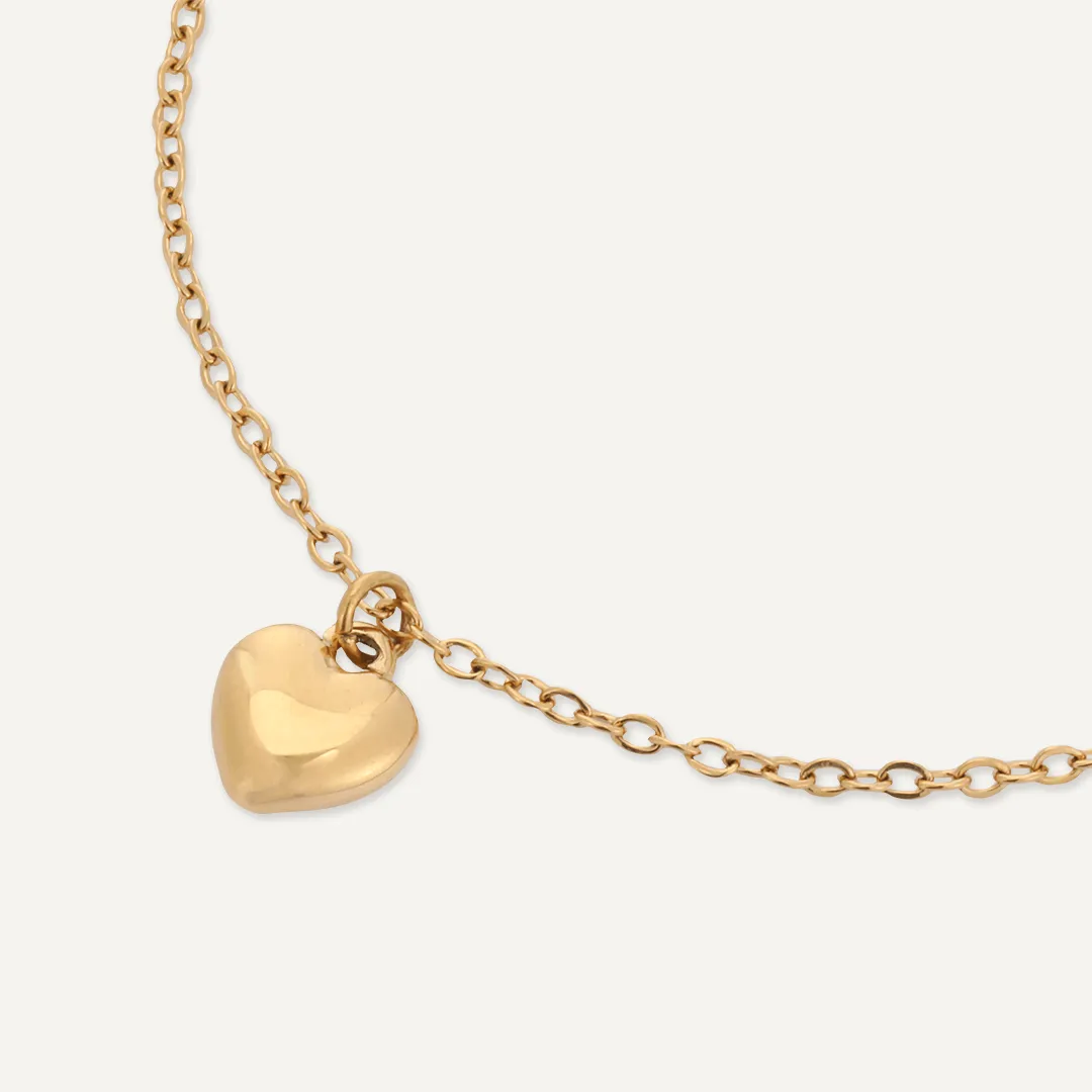 Memories: "BEAUTIFUL GODDAUGHTER" | Heart Bracelet | 18K Gold-Plated