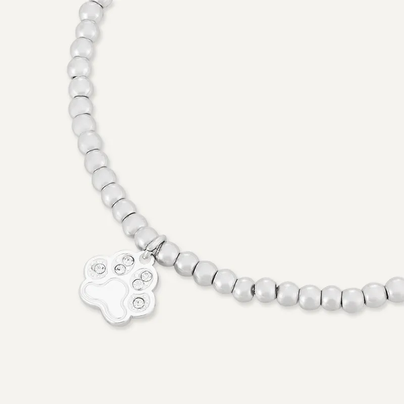 Memories: "CATS…" | Cat Bracelet | White Gold-Plated