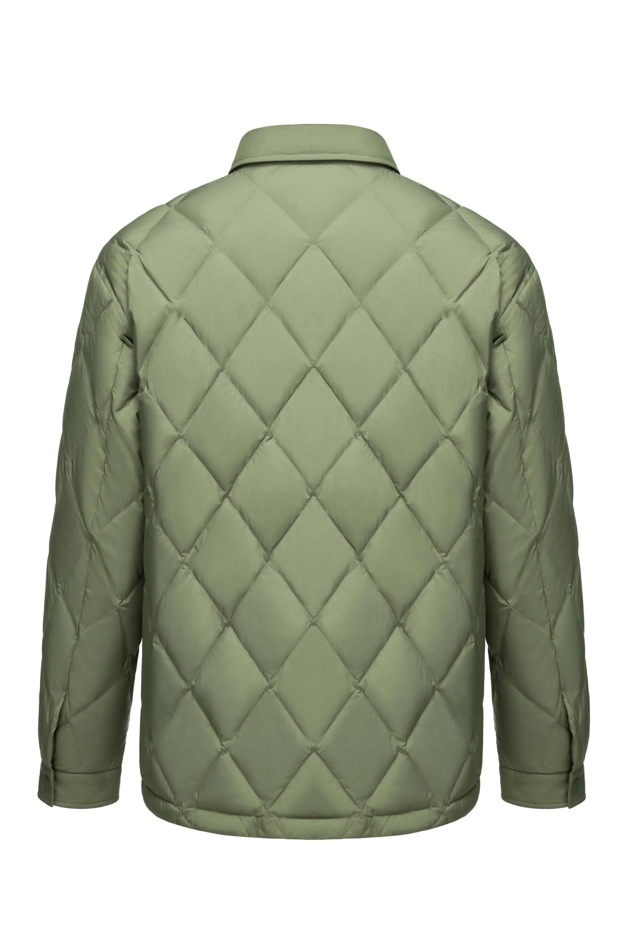 Men's Quilted Down Shacket