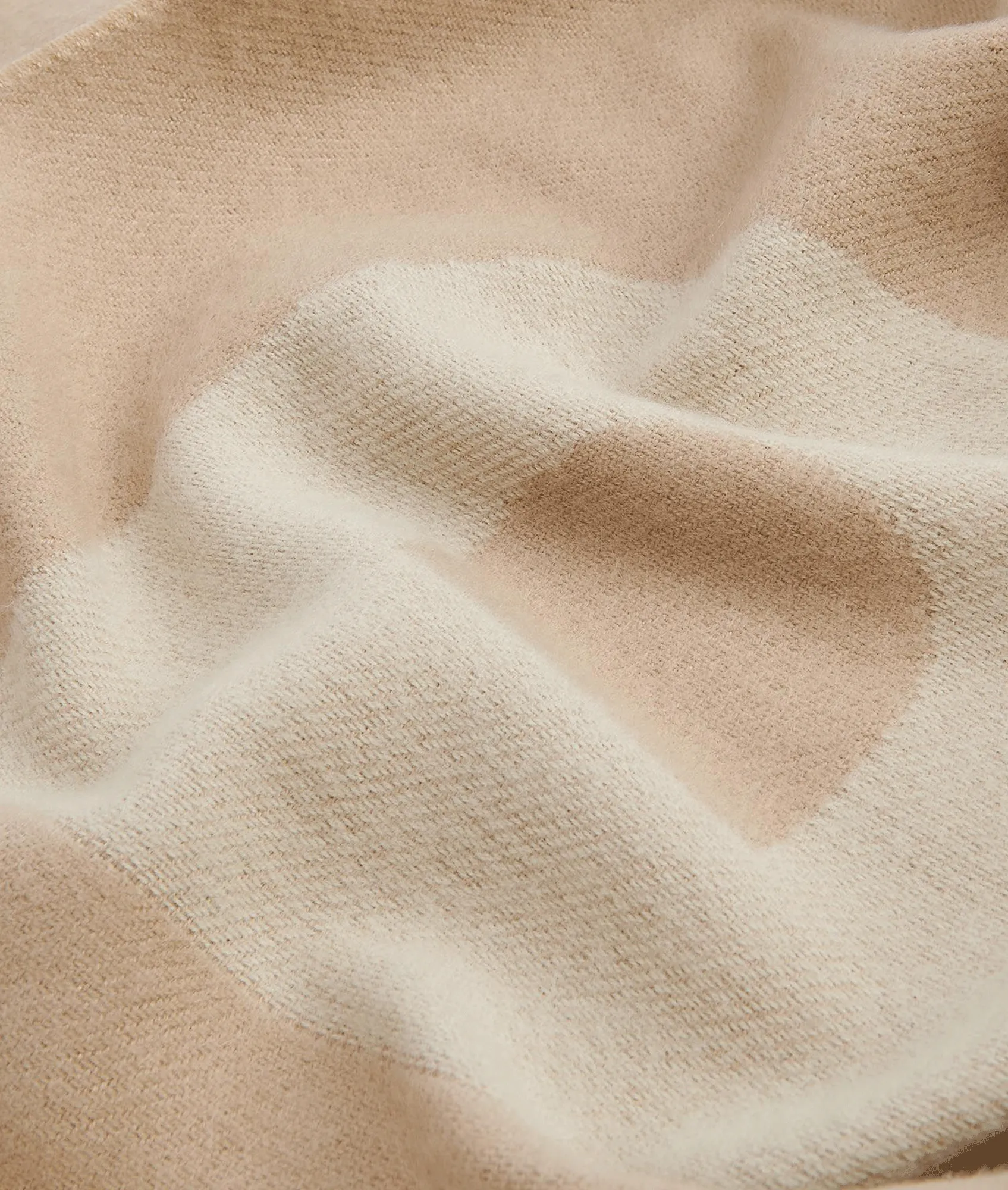 Milla Logo Wrap Scarf - Cream