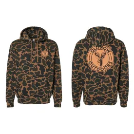 Old Row Outdoors Deer Circle Camo Hoodie