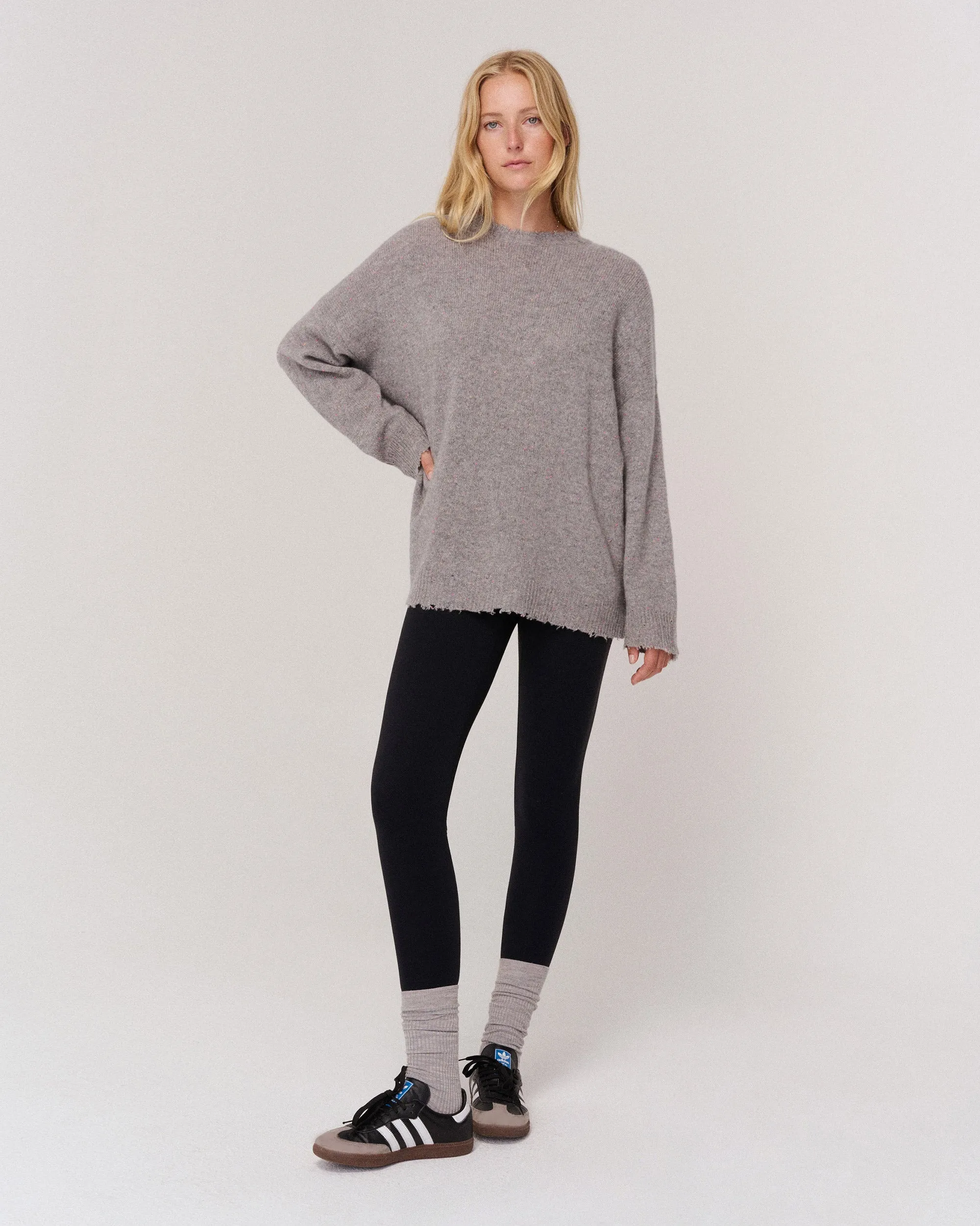 OLIVIA SWEATER HTR. GREY