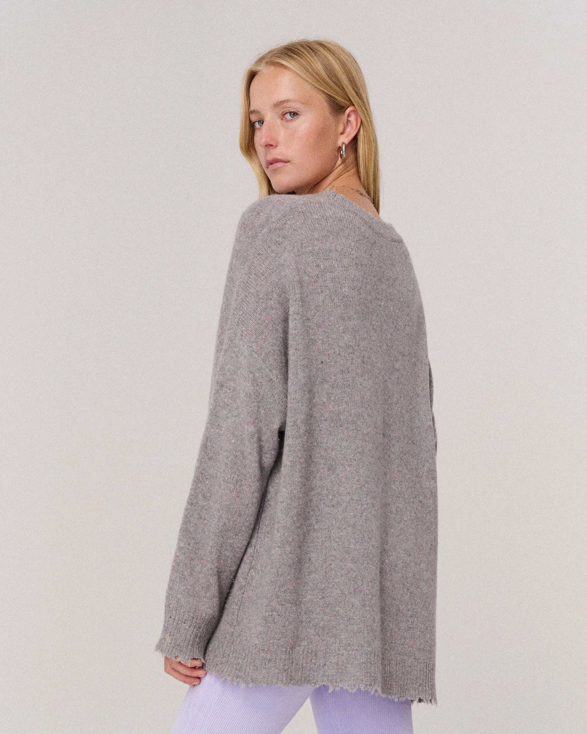 OLIVIA SWEATER HTR. GREY