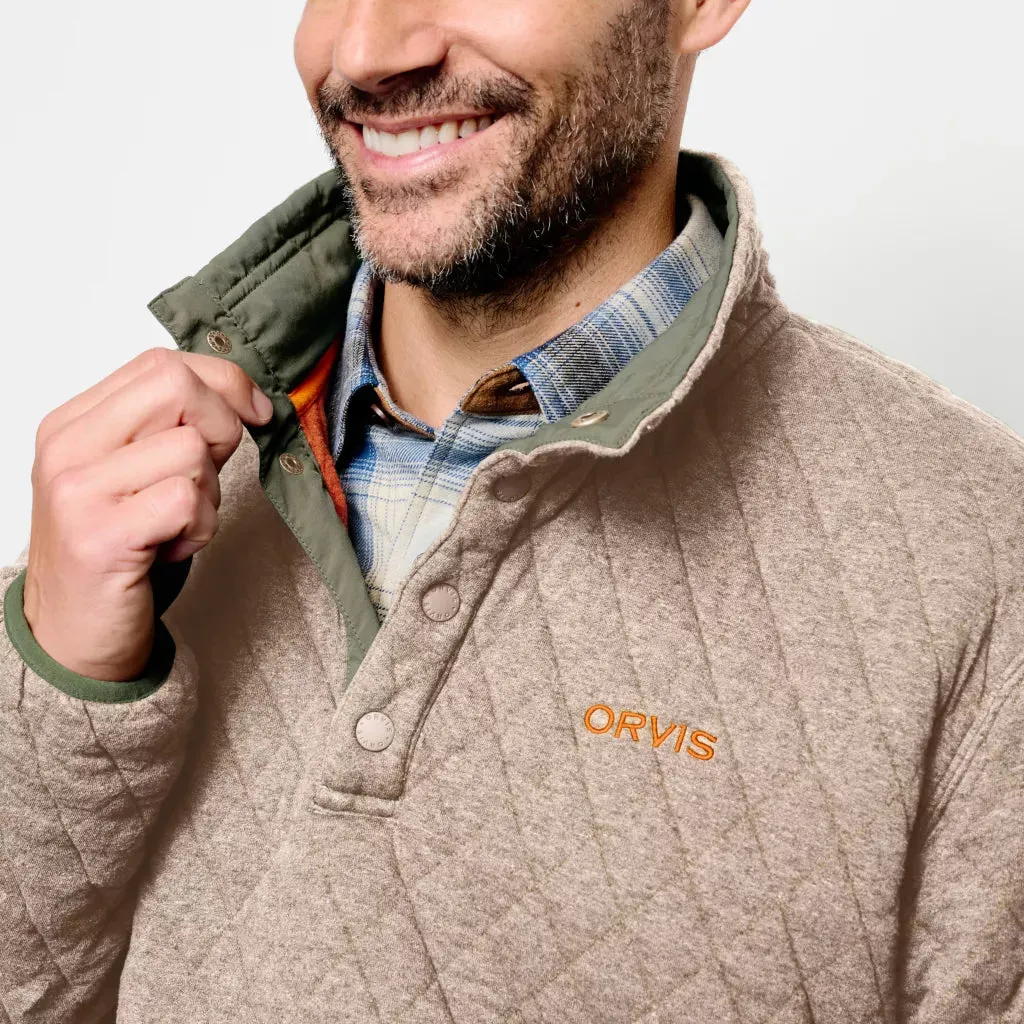 Orvis Men's Outdoor Quilted Snap Sweatshirt 2024