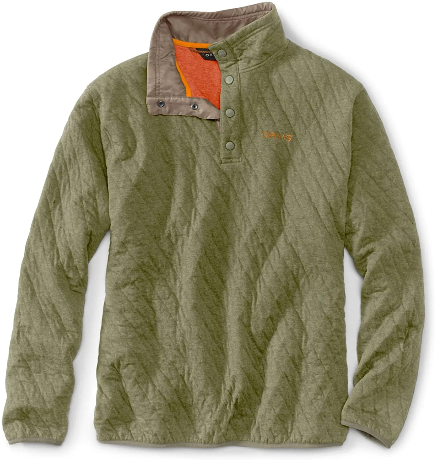 Orvis Men's Outdoor Quilted Snap Sweatshirt