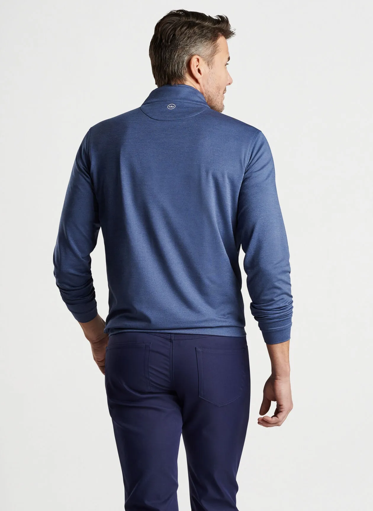 Peter Millar Perth Performance Melange Quarter-Zip