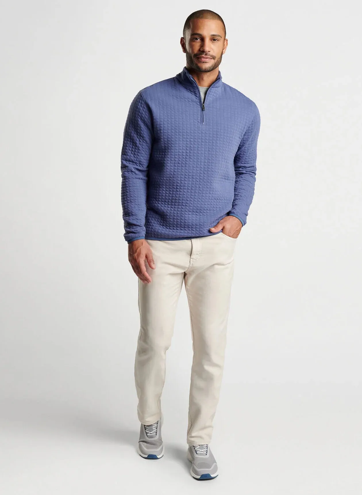 Peter Millar Quad Quilted Quarter-Zip