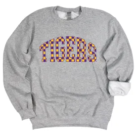 Press Box Crewneck Fleece in Louisiana State University