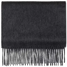 Pure Cashmere Scarf - Charcoal Grey