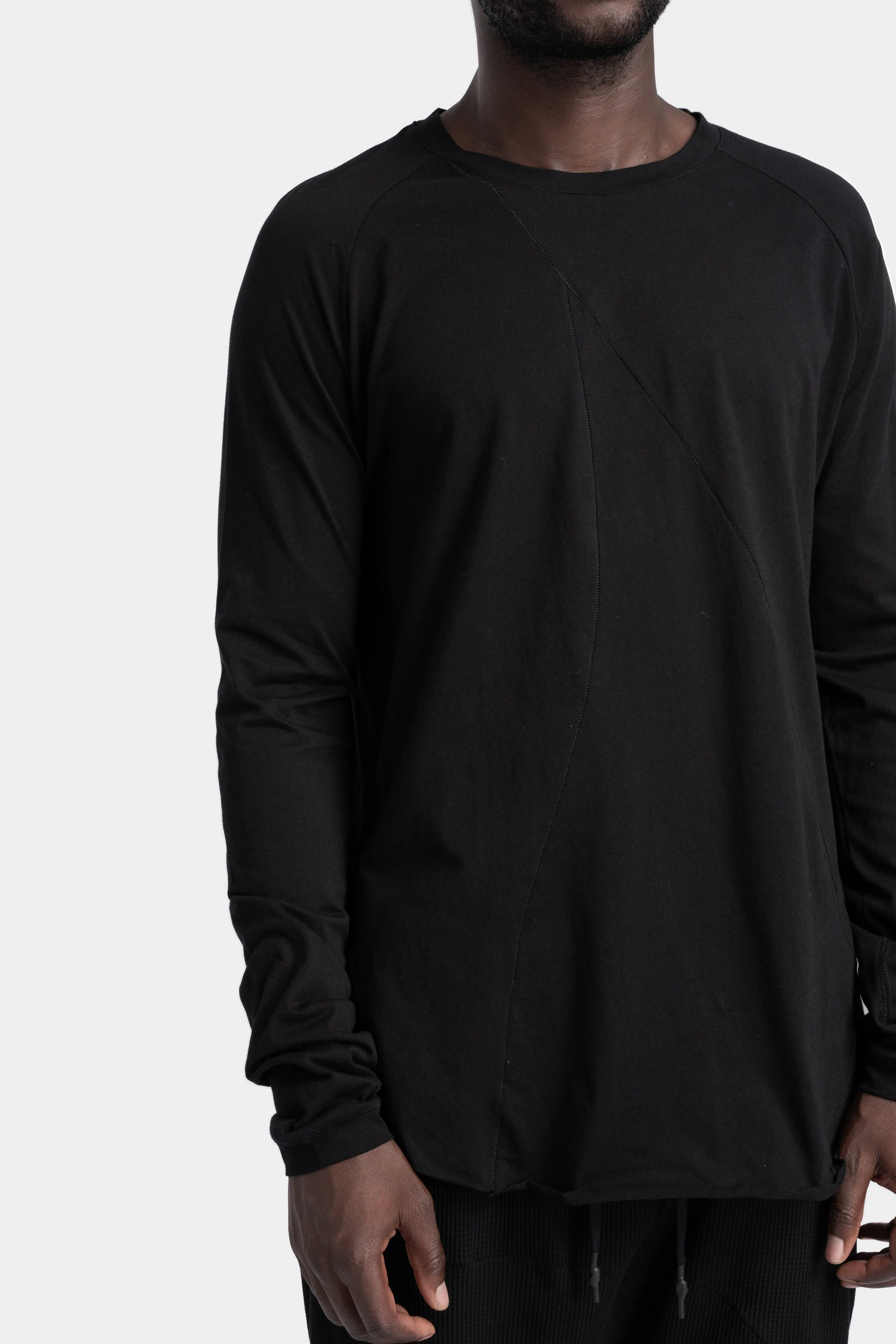 Raglan LS T-Shirt, Black