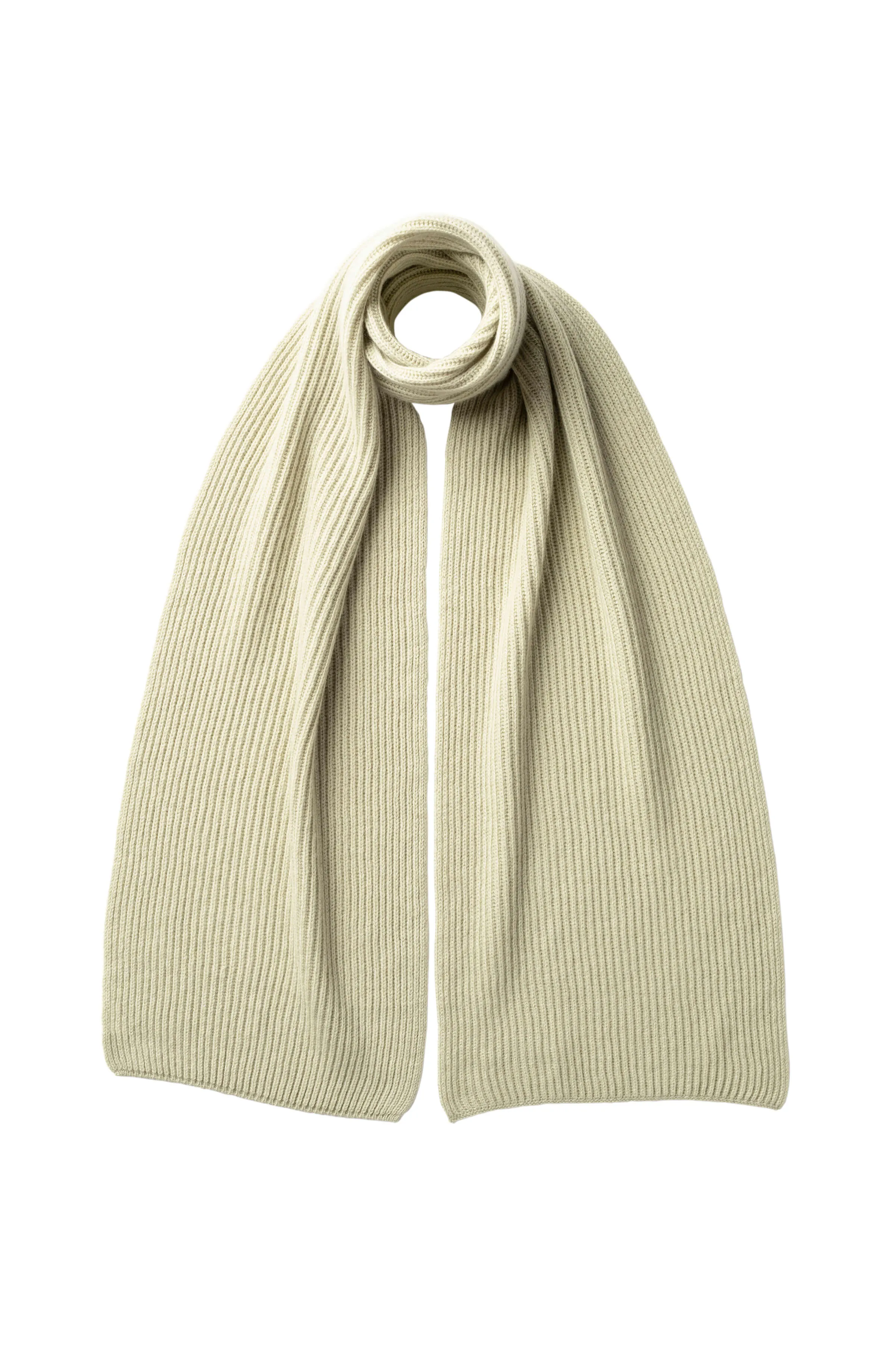 Ribbed Cashmere Scarf