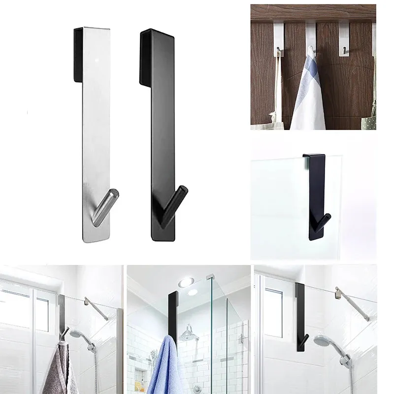 S-Shape Stainless Steel Shower Towel Rack