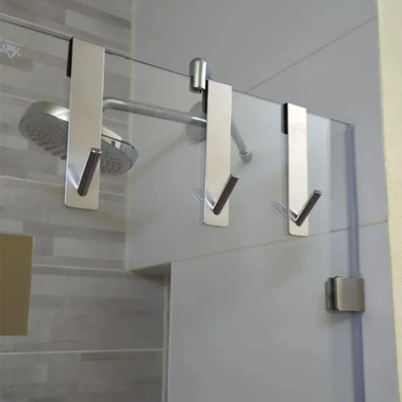 S-Shape Stainless Steel Shower Towel Rack