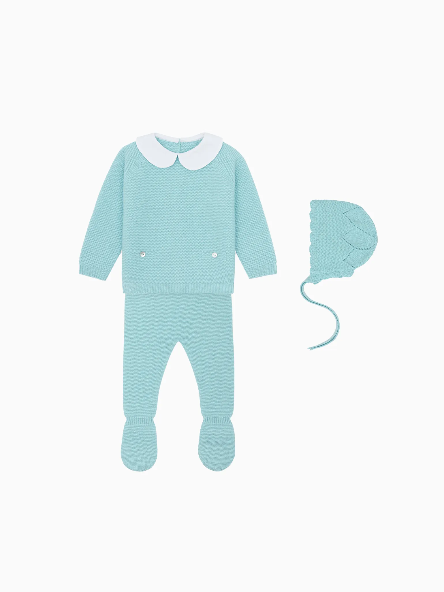 Sage Green Palmira Cashmere Baby Gift Box Set