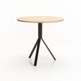 SHAY 80cm ROUND TOP DINING TABLE - OAK