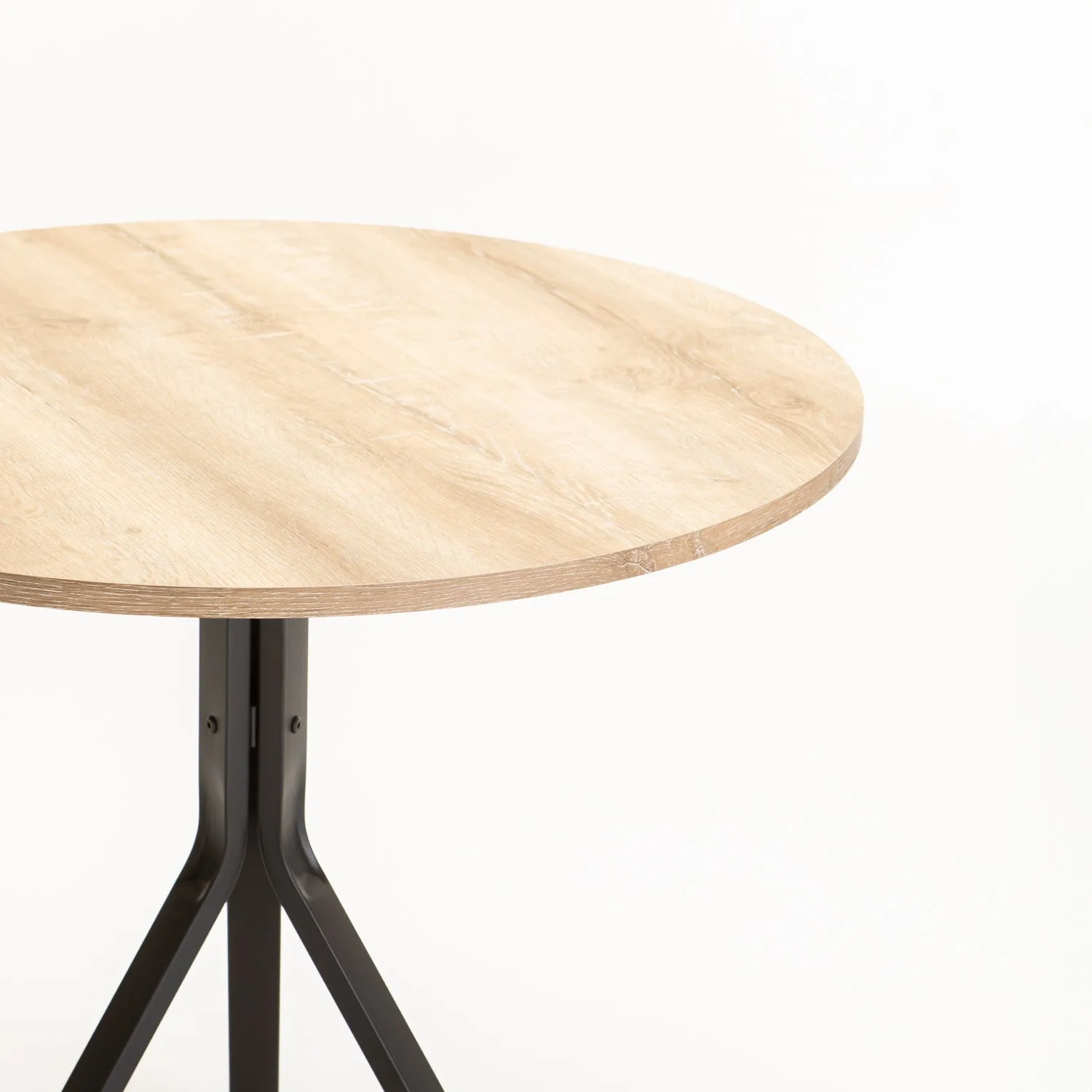 SHAY 80cm ROUND TOP DINING TABLE - OAK