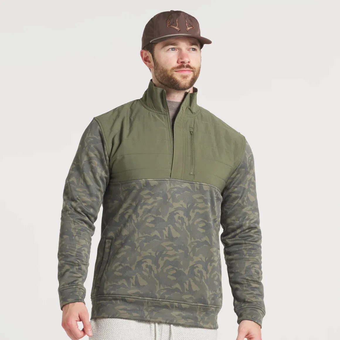 Southern Marsh Harris Stretch Pullover - Duck Camo