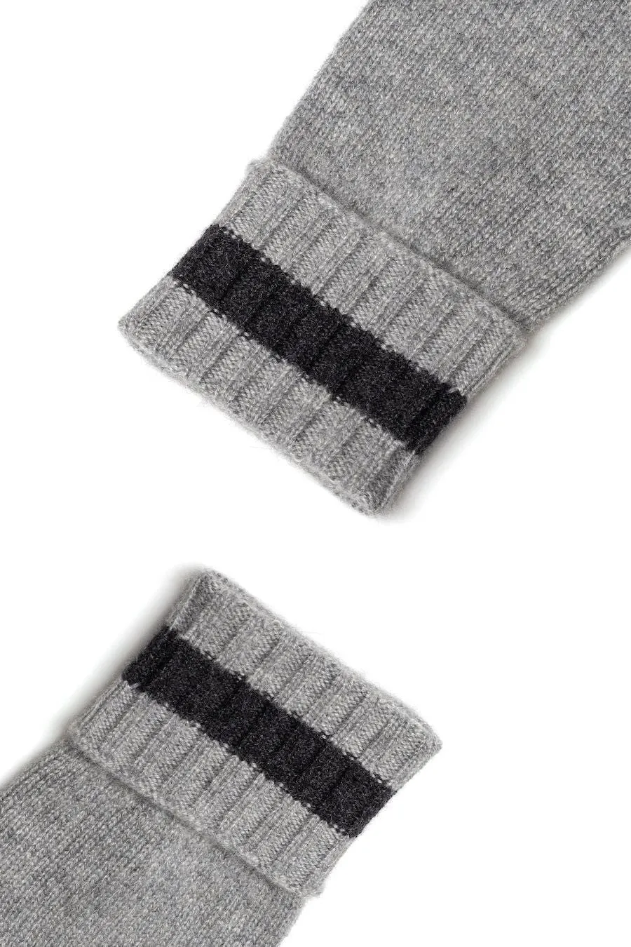 Striped Gloves | Recycled Cashmere