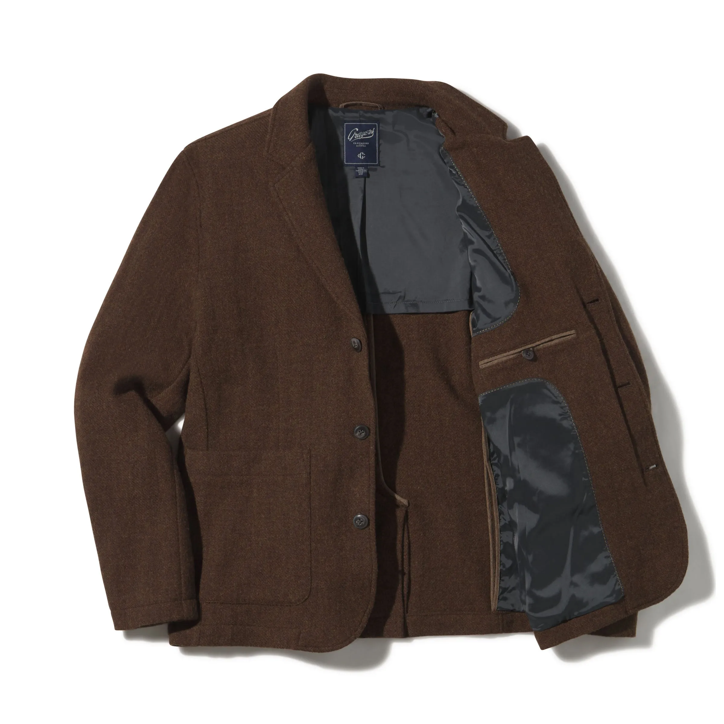 Swire Wool Blazer - Chestnut