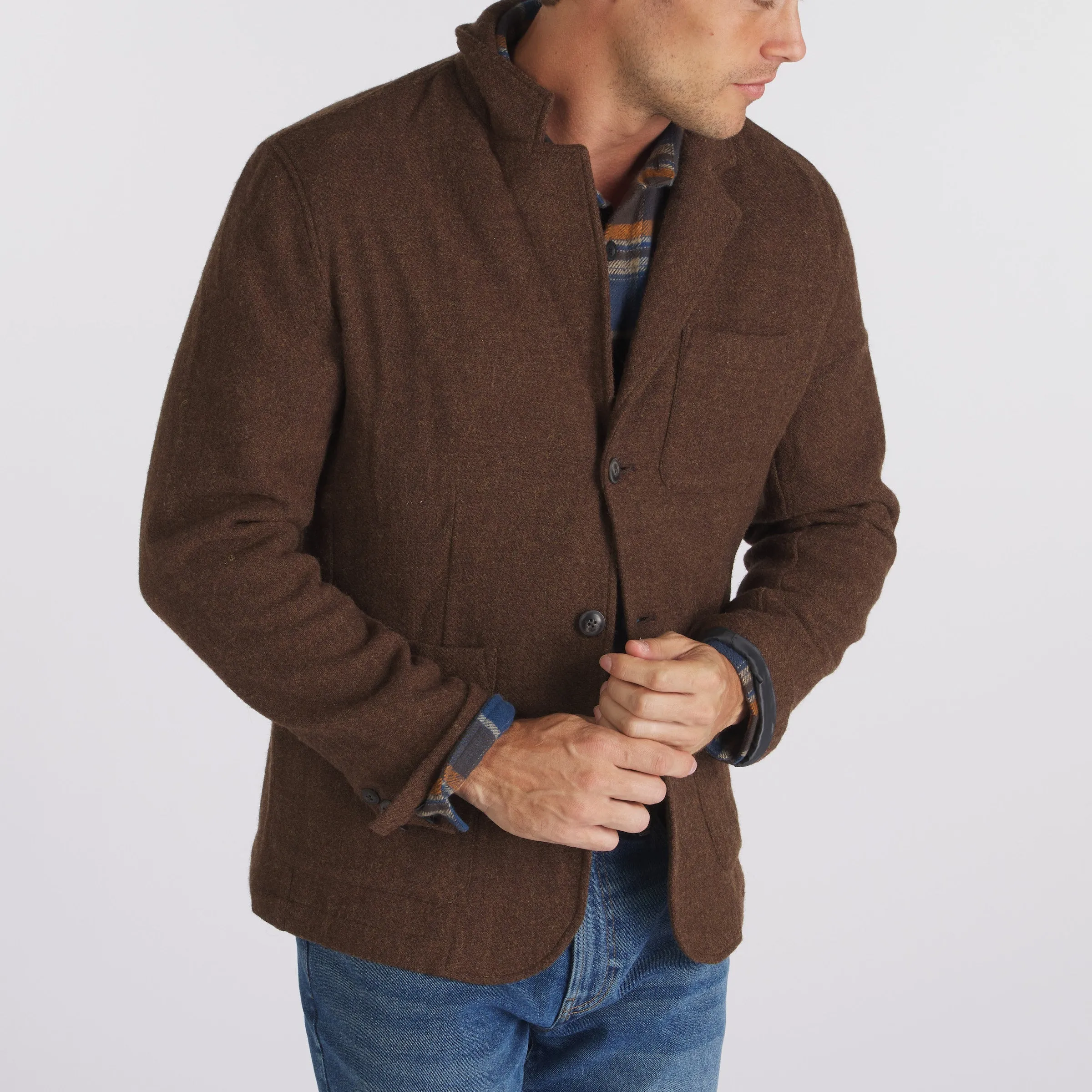 Swire Wool Blazer - Chestnut