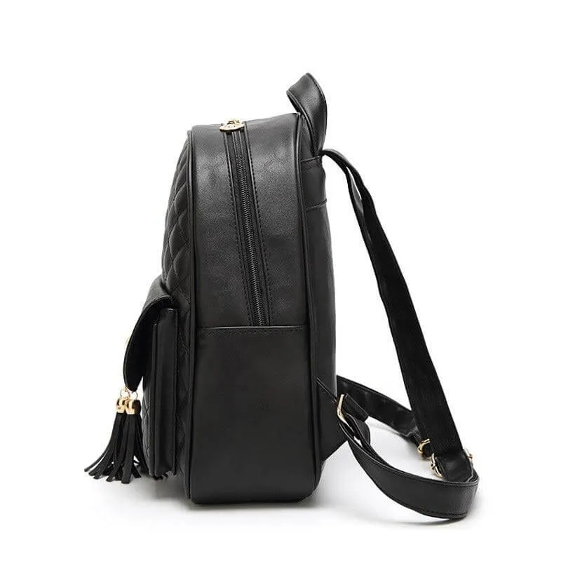 The Claire Quilted Shoulder Bag Backpack