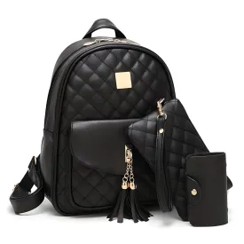 The Claire Quilted Shoulder Bag Backpack