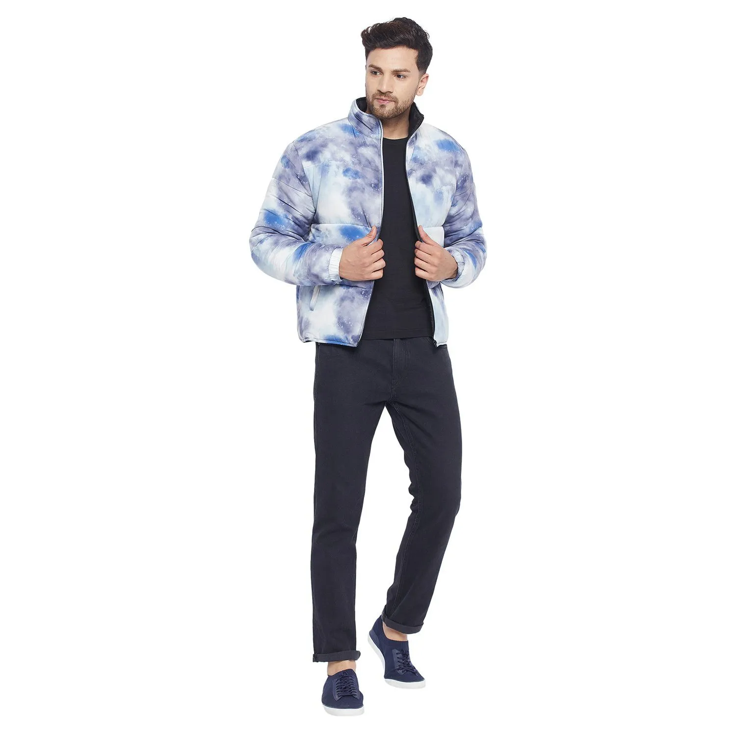 Tie Dye Quilted Jacket