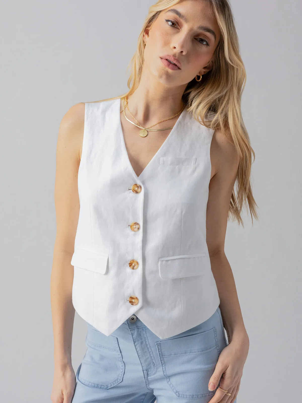 Timeless Vest White