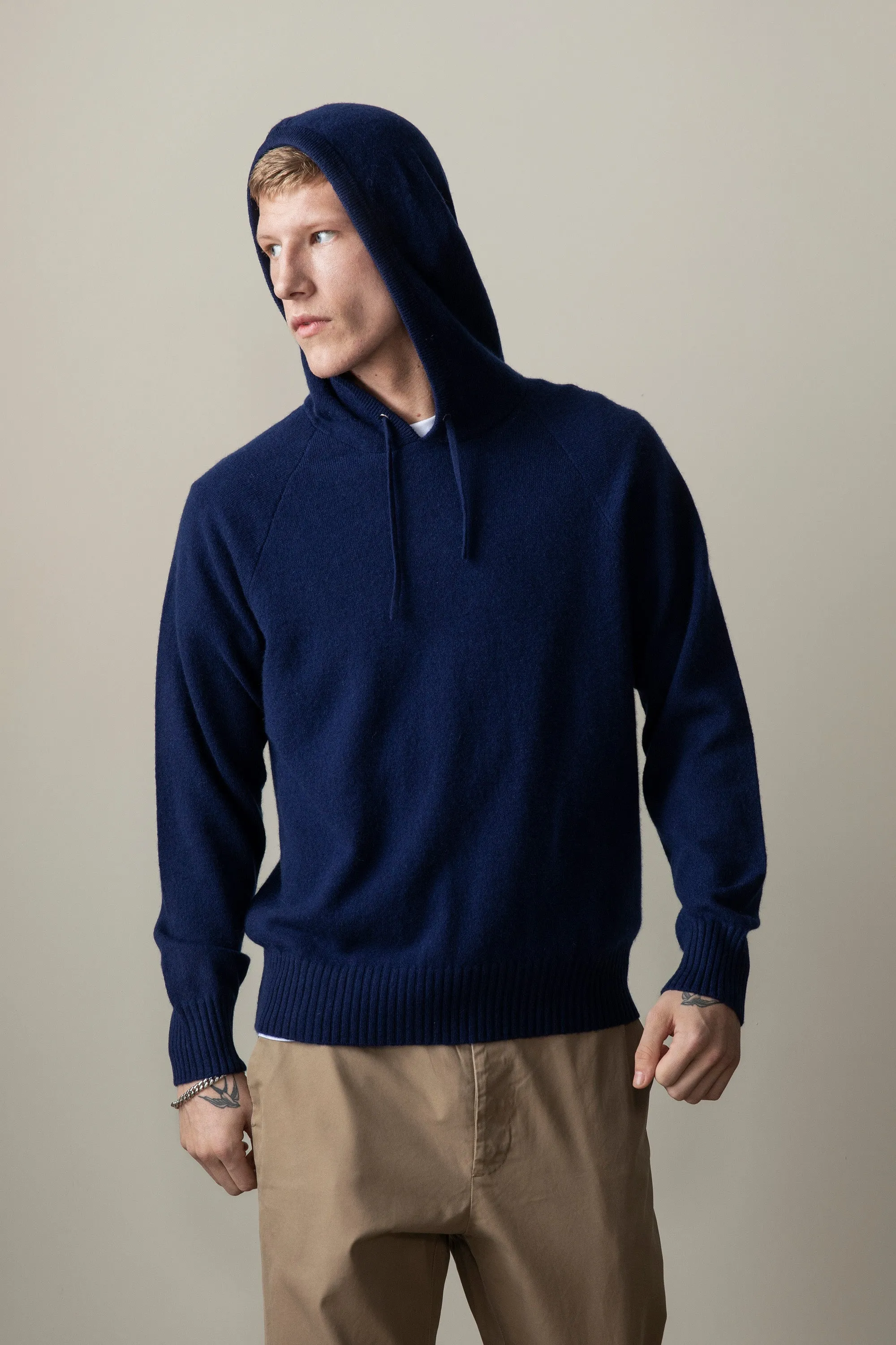 Unisex Cashmere Hoodie - Eclipse