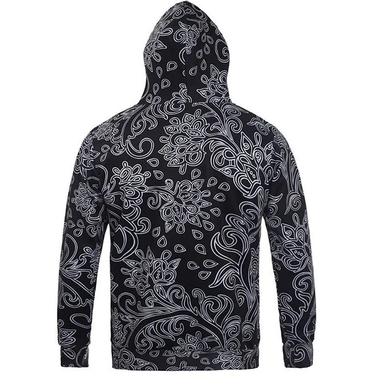 Unisex Detailed Intricate Designs Pattern Hoodie