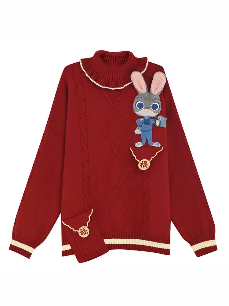 Zootopia Knit Turtleneck Sweaters